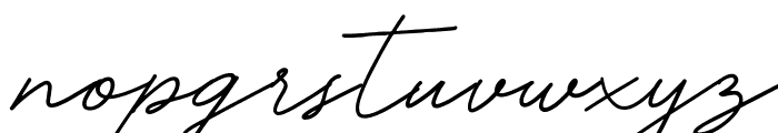 Awkward Font LOWERCASE