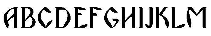 Awraq Bold Font UPPERCASE