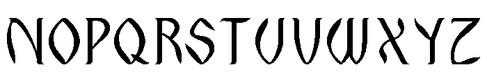 Awraq Regular Font UPPERCASE