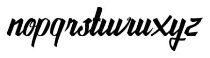 Awesome Upper Swash Font LOWERCASE