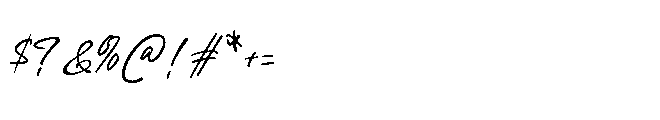 Awangpone Font OTHER CHARS