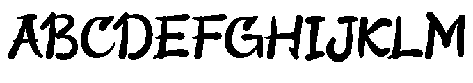 Awateru Font UPPERCASE