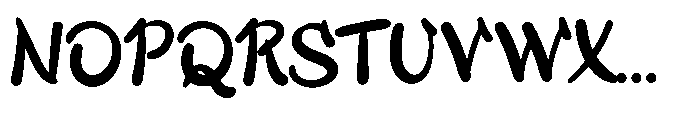 Awateru Font UPPERCASE
