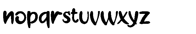 Awateru Font LOWERCASE