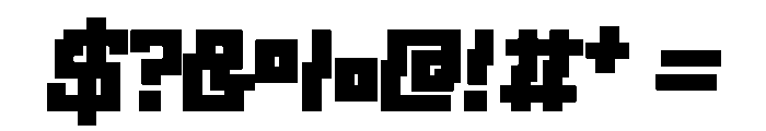 Awaria Black Instance Font OTHER CHARS