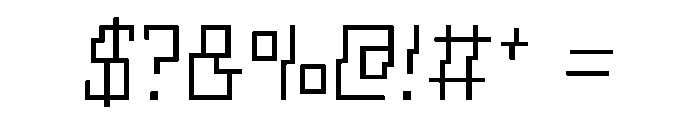 Awaria Light Instance Font OTHER CHARS