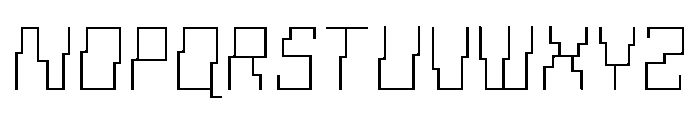 Awaria Thin Font LOWERCASE