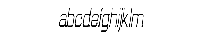 Axle-CondensedItalic Font LOWERCASE