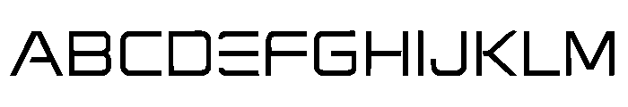 AXEVORA Font UPPERCASE