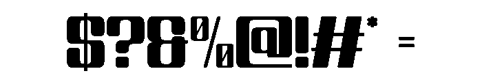 AXIONITE-Regular Font OTHER CHARS