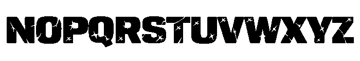 Axeblast Regular Font UPPERCASE