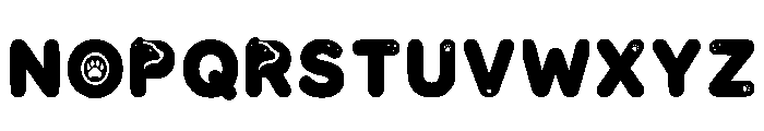 Axels Regular Font LOWERCASE