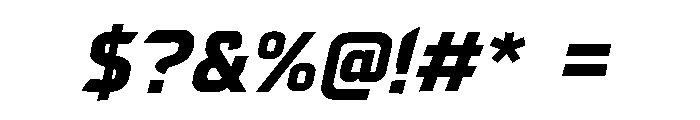 Axevion Font OTHER CHARS