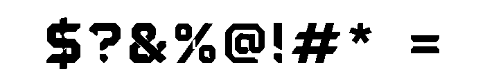 Axevor Font OTHER CHARS