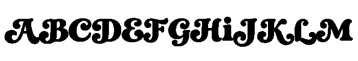 Axevyn Font UPPERCASE