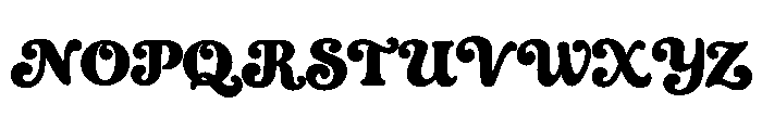 Axevyn Font UPPERCASE