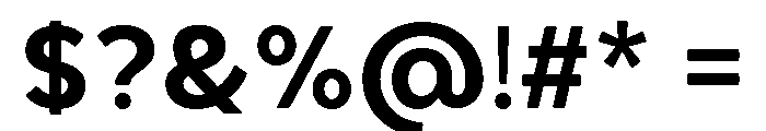 Axgen Sans Black Font OTHER CHARS
