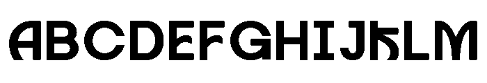Axgen Sans Black Font UPPERCASE