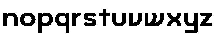 Axgen Sans Black Font LOWERCASE