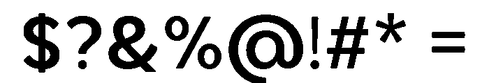 Axgen Sans Bold Font OTHER CHARS