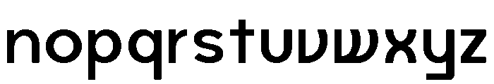 Axgen Sans Bold Font LOWERCASE