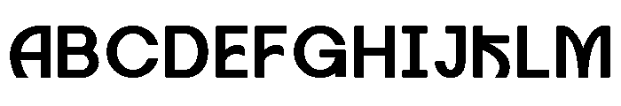 Axgen Sans Extra Bold Font UPPERCASE