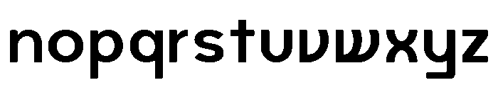 Axgen Sans Extra Bold Font LOWERCASE