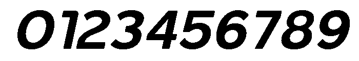 Axgen Sans Italic Black Font OTHER CHARS