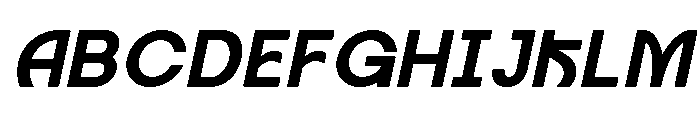 Axgen Sans Italic Black Font UPPERCASE