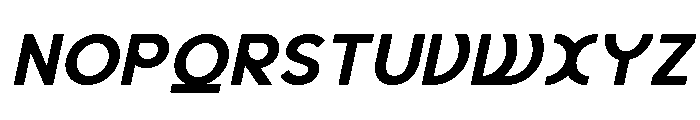 Axgen Sans Italic Black Font UPPERCASE