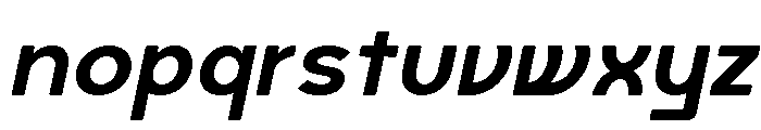 Axgen Sans Italic Black Font LOWERCASE