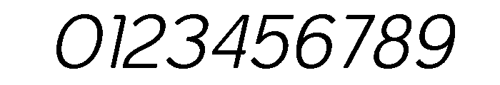 Axgen Sans Italic Extra Light Font OTHER CHARS