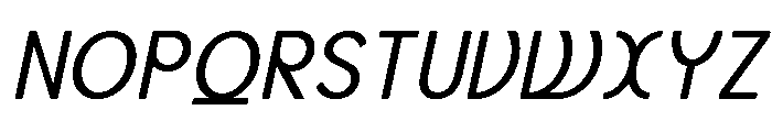 Axgen Sans Italic Light Font UPPERCASE