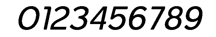 Axgen Sans Italic Medium Font OTHER CHARS