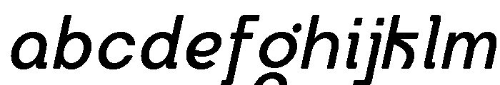 Axgen Sans Italic Semi Bold FONT