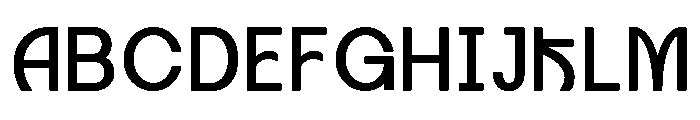 Axgen Sans Medium Font UPPERCASE