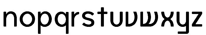 Axgen Sans Medium Font LOWERCASE