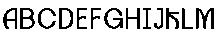 Axgen Sans Regular Font UPPERCASE