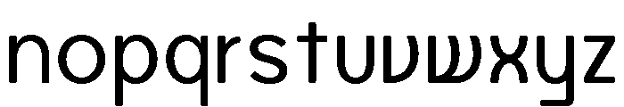 Axgen Sans Regular Font LOWERCASE