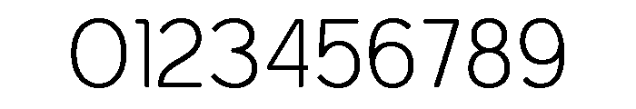 Axgen Sans Thin Font OTHER CHARS