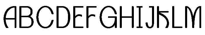 Axgen Sans Thin Font UPPERCASE