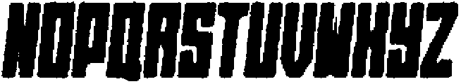 Axava Circular Eroded Italic otf (400) Font UPPERCASE