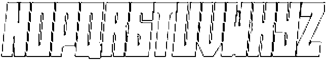 Axava Circular Outline Italic otf (400) Font LOWERCASE