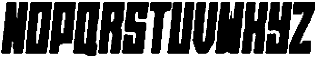 Axava Circular Rough Italic otf (400) Font LOWERCASE