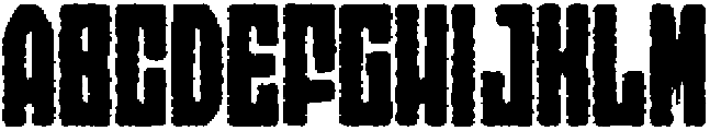 Axava Eroded otf (400) Font UPPERCASE