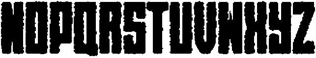 Axava Eroded otf (400) Font UPPERCASE