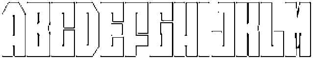 Axava Outline otf (400) Font UPPERCASE