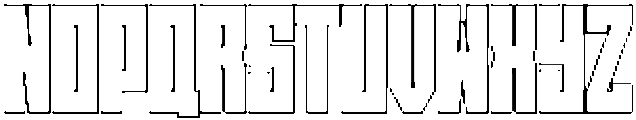Axava Outline otf (400) Font UPPERCASE