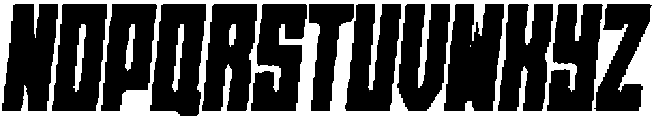 Axava Rounded Brush Italic otf (400) Font UPPERCASE