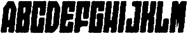 Axava Rounded Eroded Italic otf (400) Font UPPERCASE
